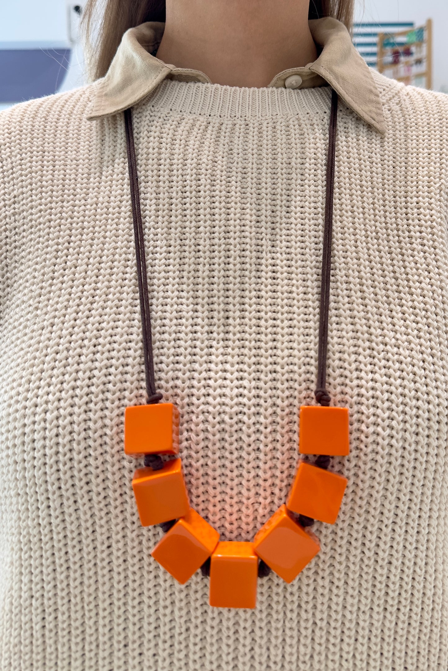 Dublin Orange Necklace