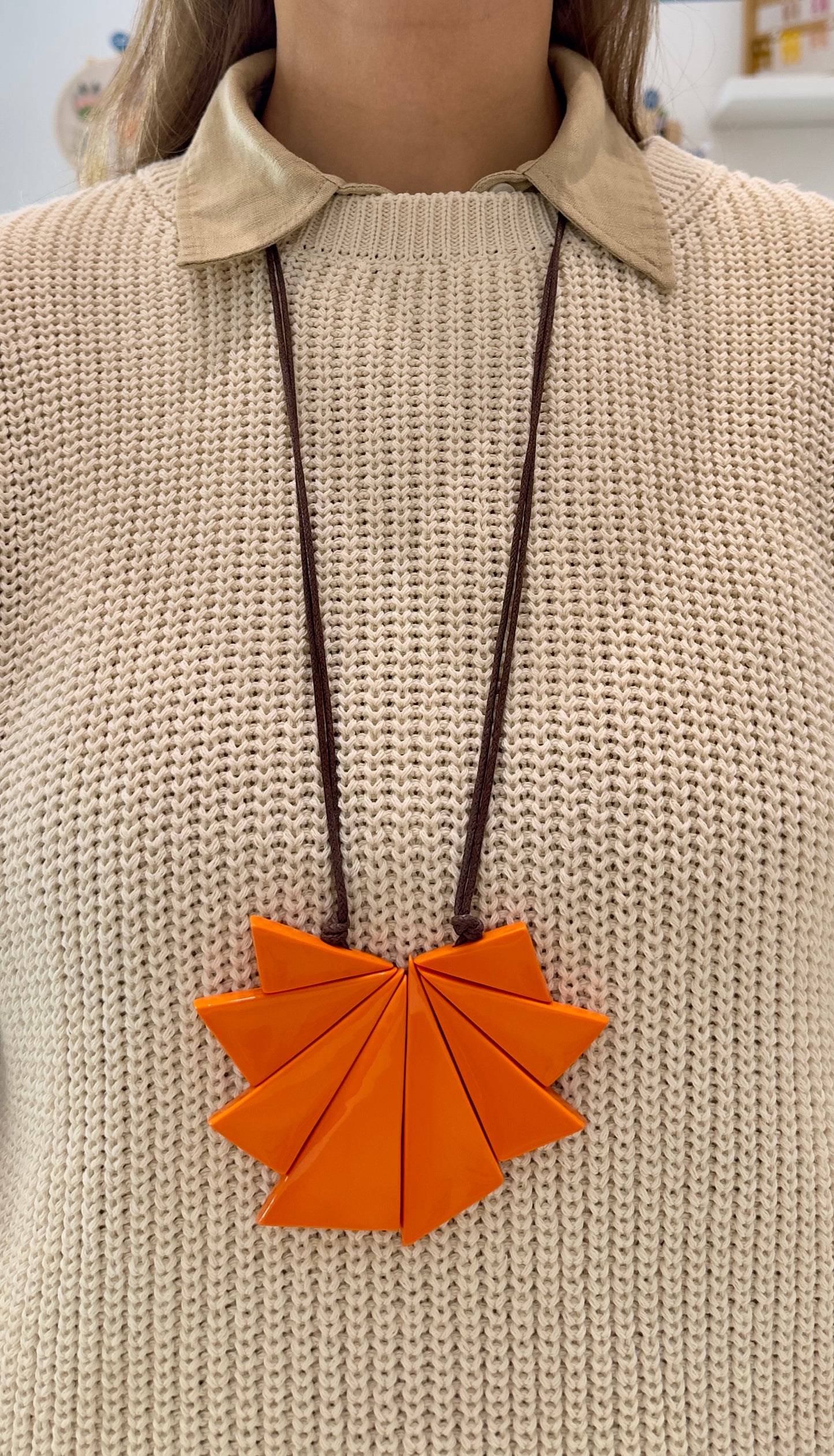 Copenhagen Orange Necklace