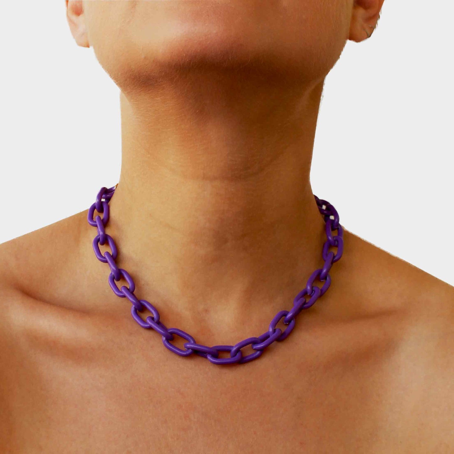 Purple Chain Necklace